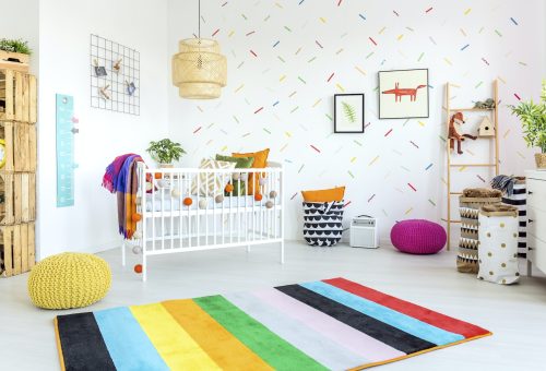 Modern baby room